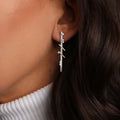 ël_Beirut earring in sand-blasted silver
